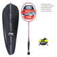 Li-Ning G-TEK 58 GX Graphite Strung Badminton Racquets (Red/Amber) - Best Price online Prokicksports.com