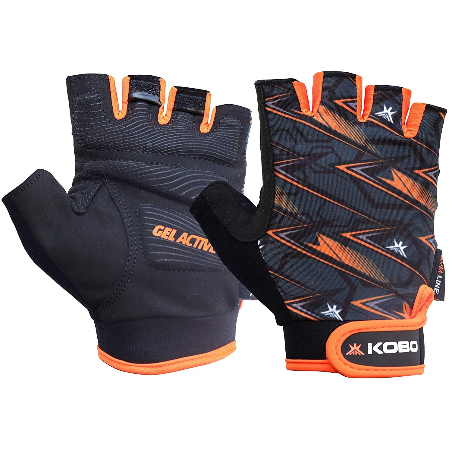 Kobo WTG34 Gym Gloves - Black - Best Price online Prokicksports.com