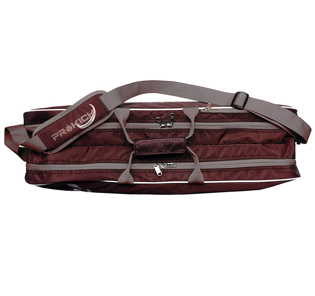 Prokick Badminton Kitbag with Double Zipper Compartments - Best Price online Prokicksports.com