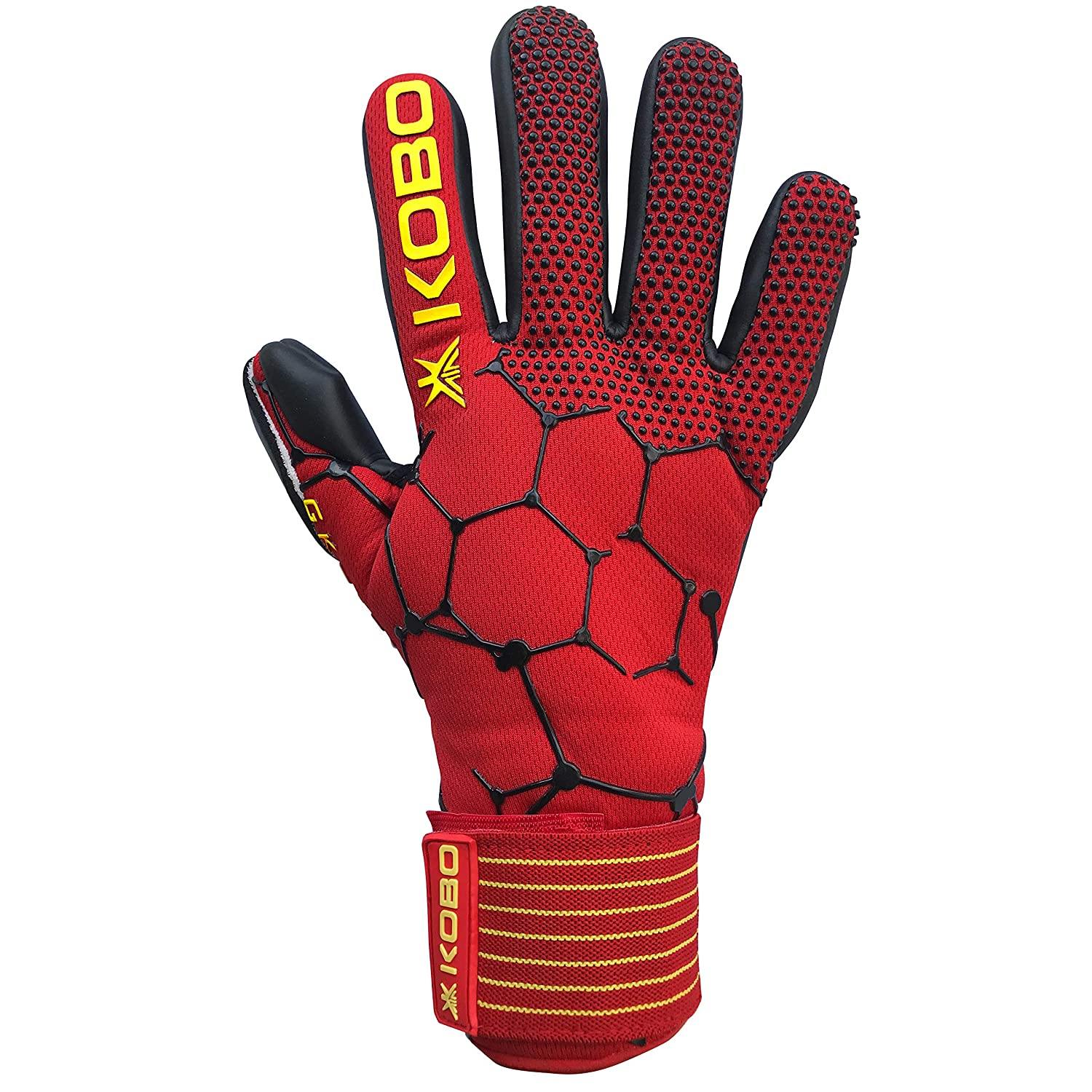 Kobo GKG 01 Goal Keeper Glove, Red - Best Price online Prokicksports.com