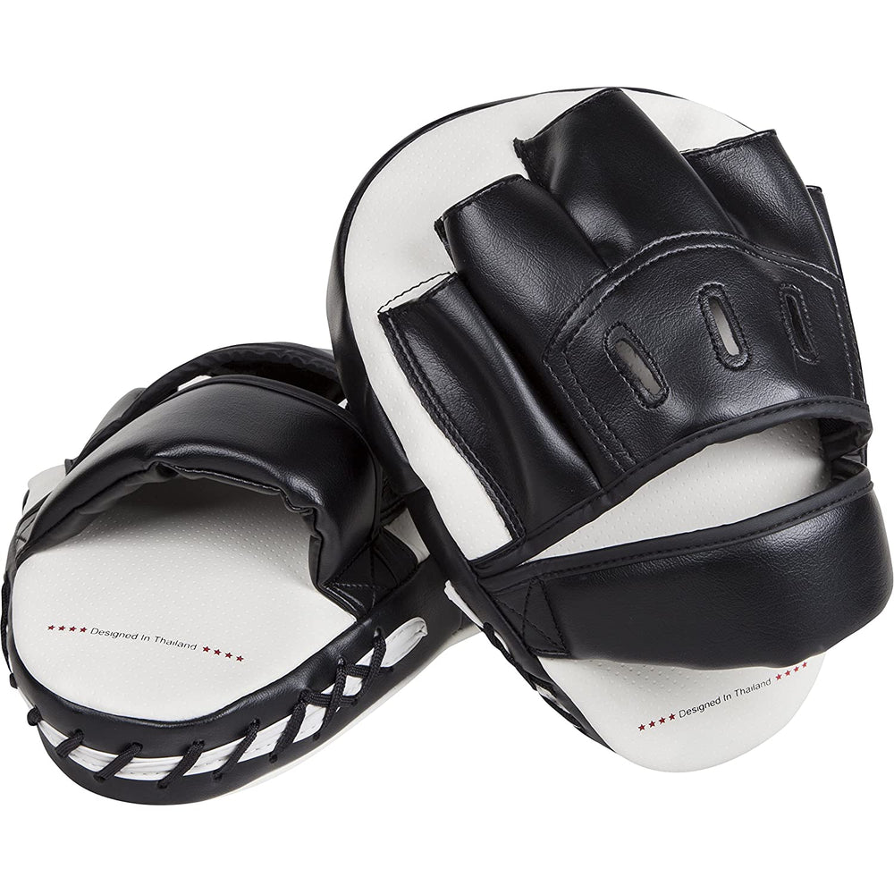 Venum Light Focus Mitts (Pair) - White/Black - Best Price online Prokicksports.com