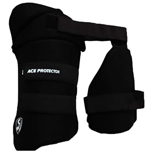 SG Ace Protector Black Thigh Pads Left Hand (Combo) - Best Price online Prokicksports.com