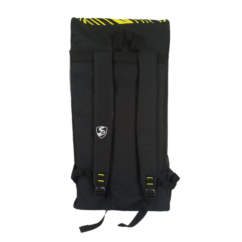 SG Ace Duffle Cricket Kitbag - Large (Black/Yellow) - Best Price online Prokicksports.com