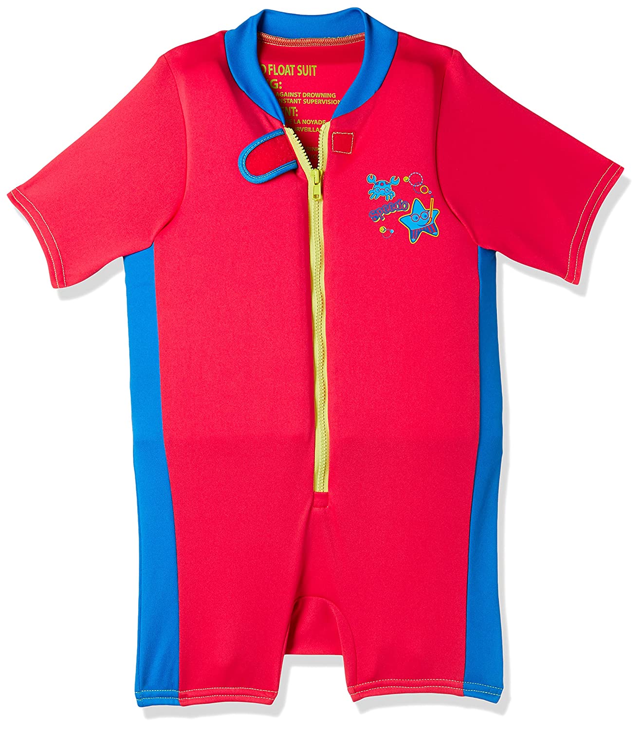 Speedo 811345B408-3 Blend Tots Float Suit, Baby (Red/Blue) - Best Price online Prokicksports.com