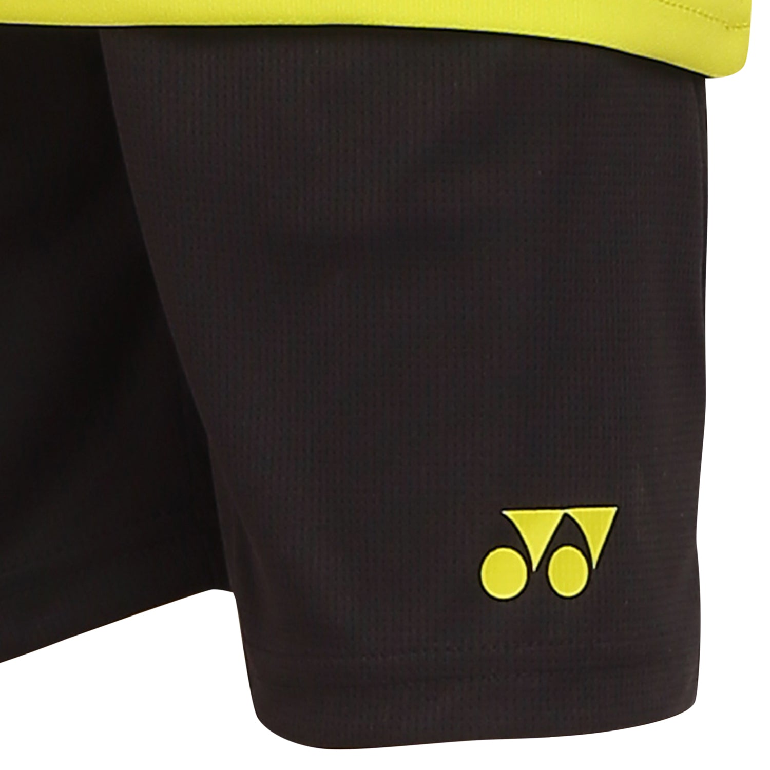 Yonex 1595 Round Neck T-Shirt and Short set for Junior, Lime Punch/Jet Black - Best Price online Prokicksports.com