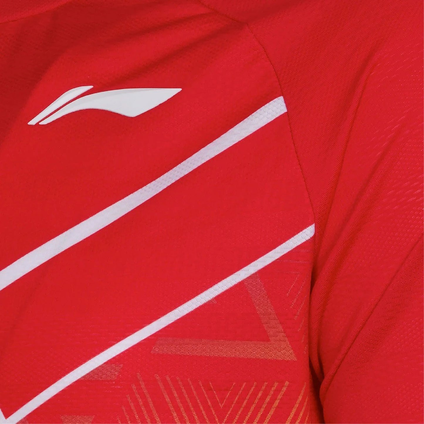 Li-Ning ATSSA01 Round Neck Badminton Tshirt, Red - Best Price online Prokicksports.com