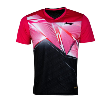 Li-Ning ATSSD47 V-Neck Badminton T-Shirt - Best Price online Prokicksports.com