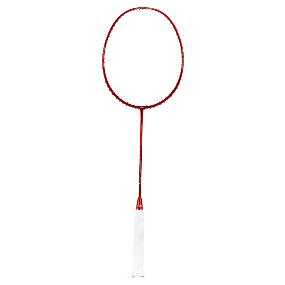Li-Ning XIPHOS X1 Unstrung Badminton Racquet , Red/Silver