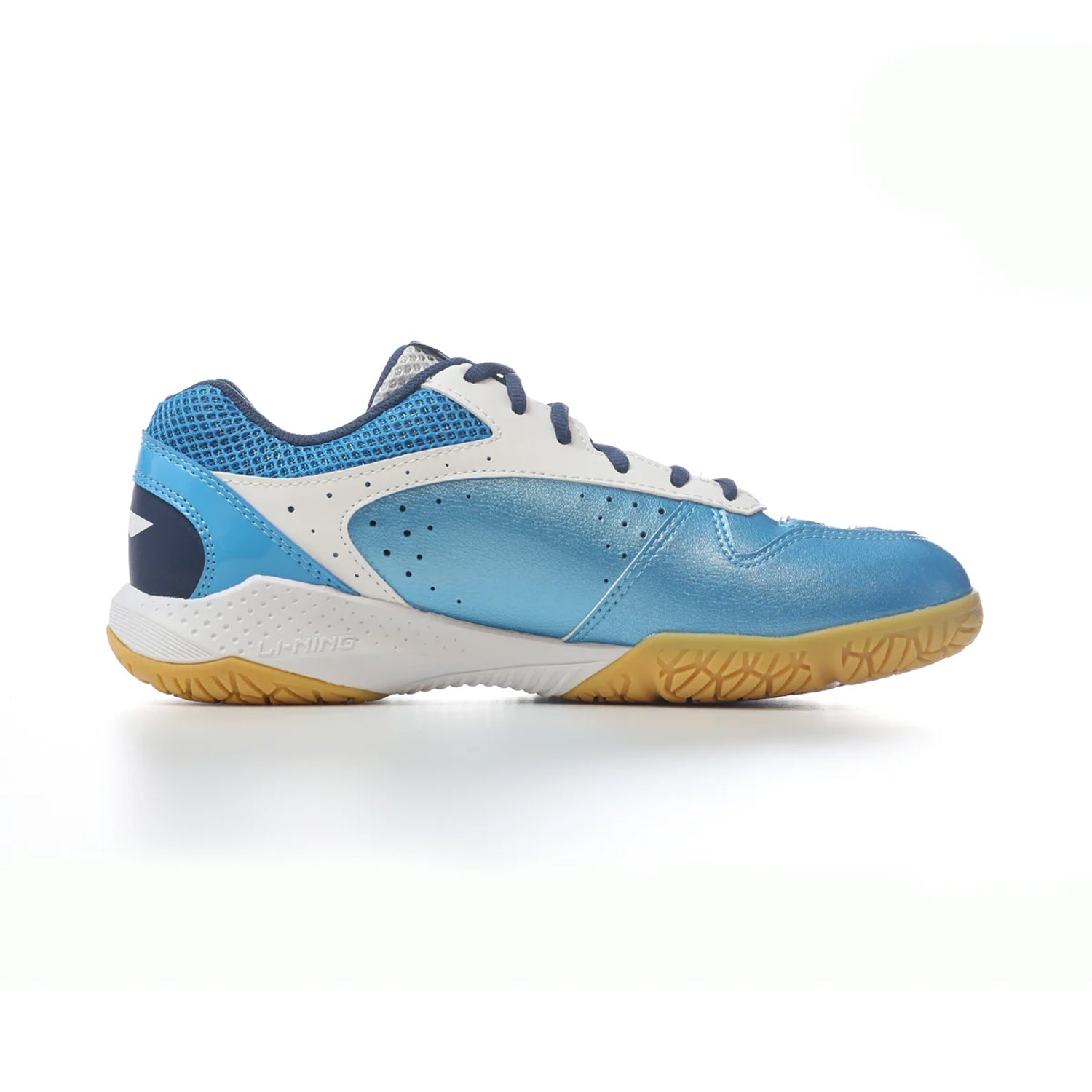 Li-Ning AYTS024 Lei Ting Train Badminton Training Shoes, Interstellar Blue/Standard White - Best Price online Prokicksports.com