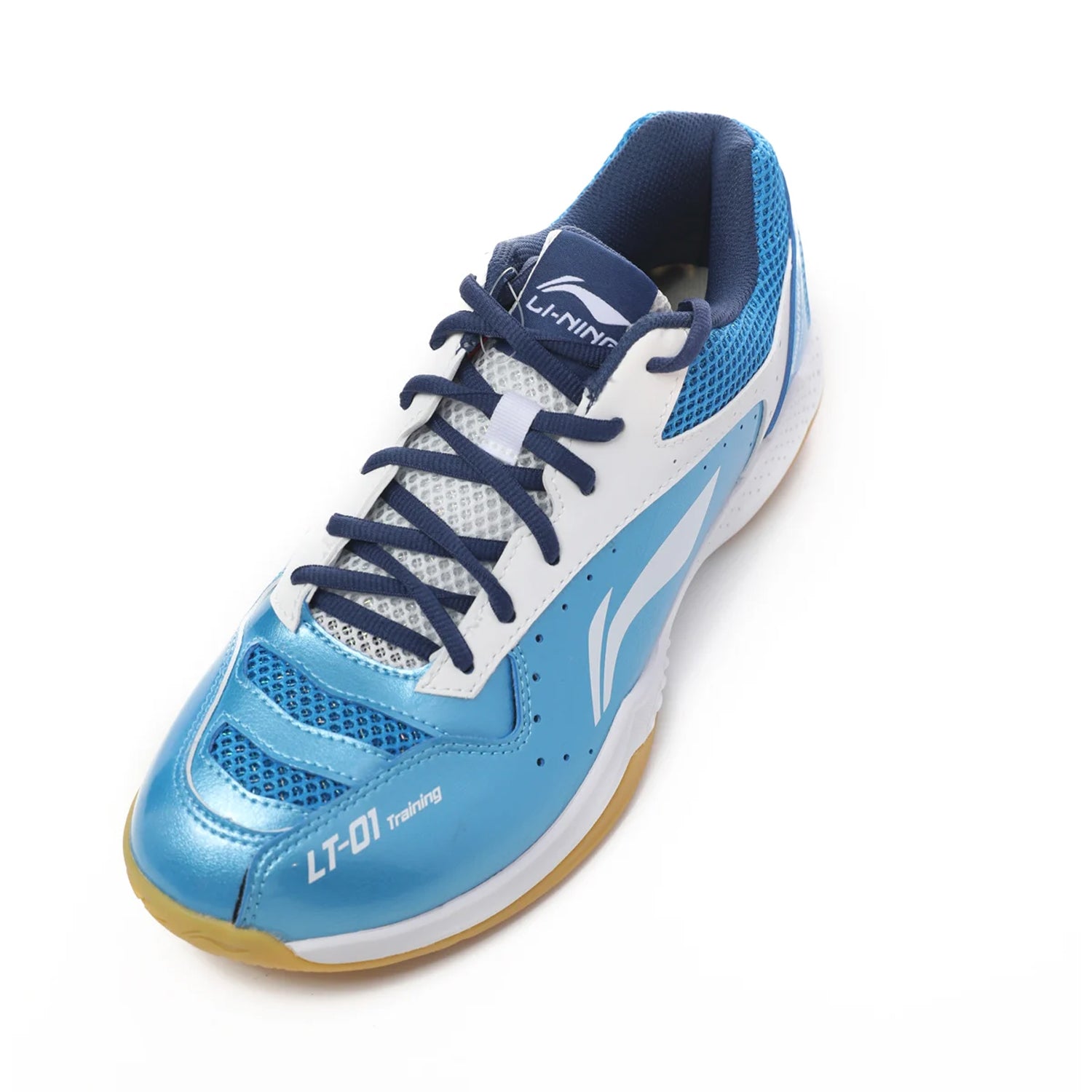 Li-Ning AYTS024 Lei Ting Train Badminton Training Shoes, Interstellar Blue/Standard White - Best Price online Prokicksports.com