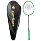 Carlon Agile 300 Strung Badminton Racquet, Black/Green - Best Price online Prokicksports.com
