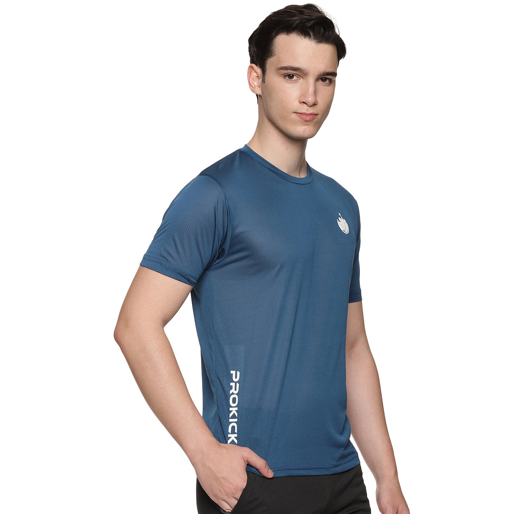 Prokick Plain Half Sleeves Badminton T-Shirt - Best Price online Prokicksports.com