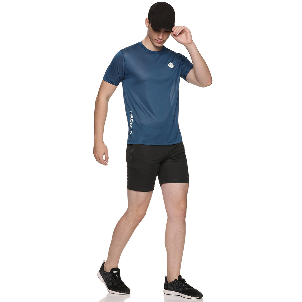 Prokick Plain Half Sleeves Badminton T-Shirt - Best Price online Prokicksports.com