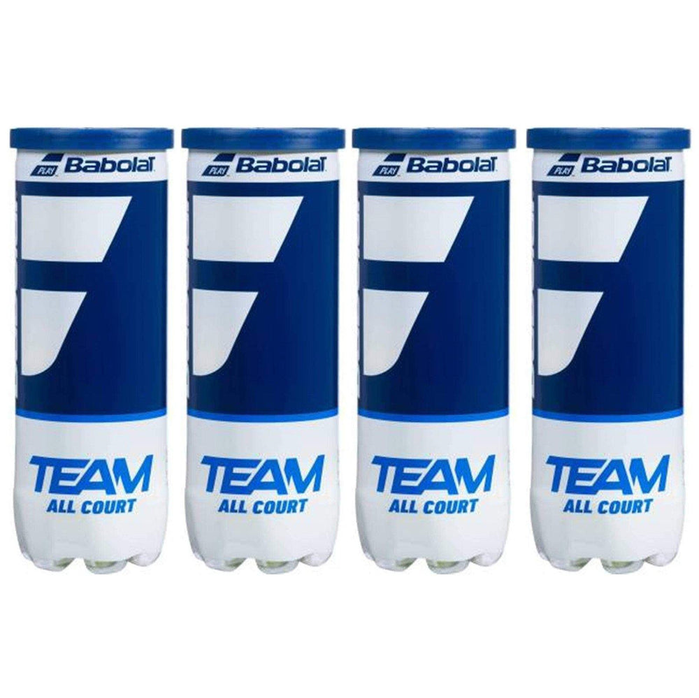 Babolat Team All Court Tennis Balls Dozen (4 Cans) - Best Price online Prokicksports.com