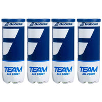 Babolat Team All Court Tennis Balls Dozen (4 Cans) - Best Price online Prokicksports.com