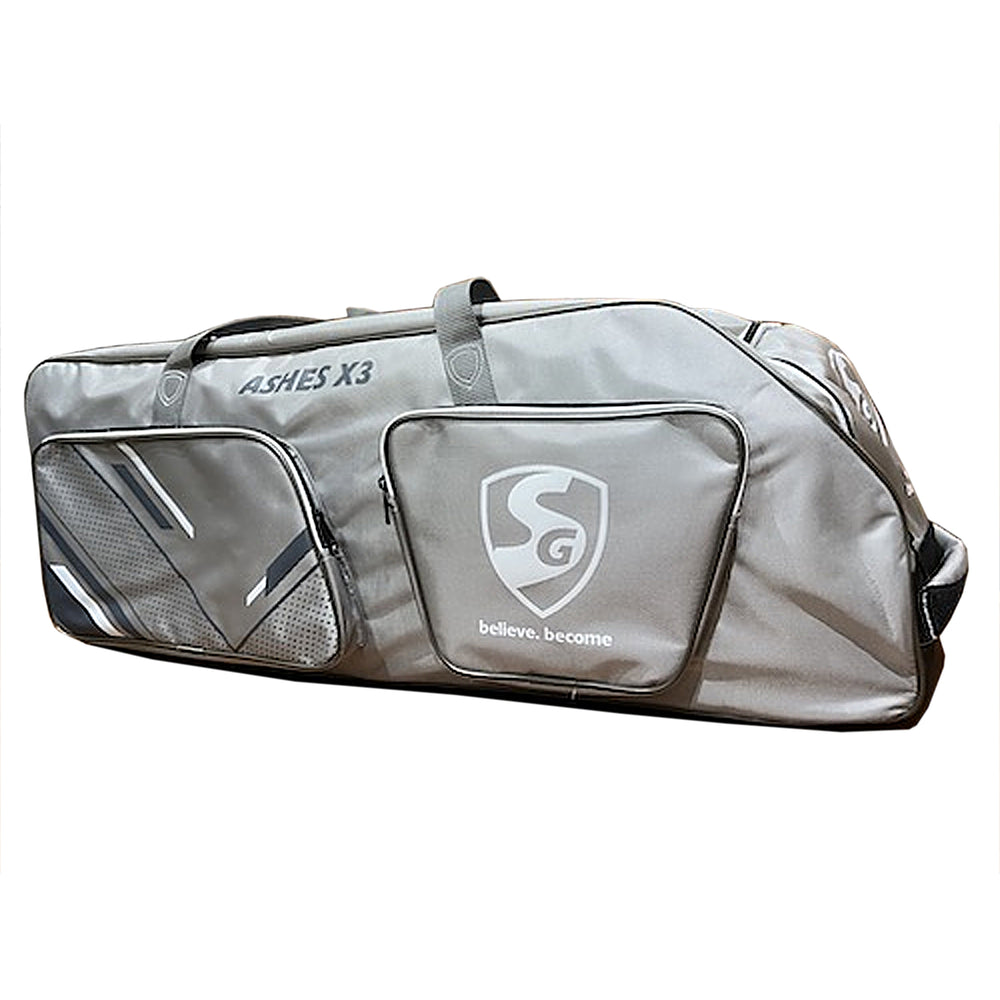 SG Ashes X3 Wheelie Cricket Kitbag, Large
