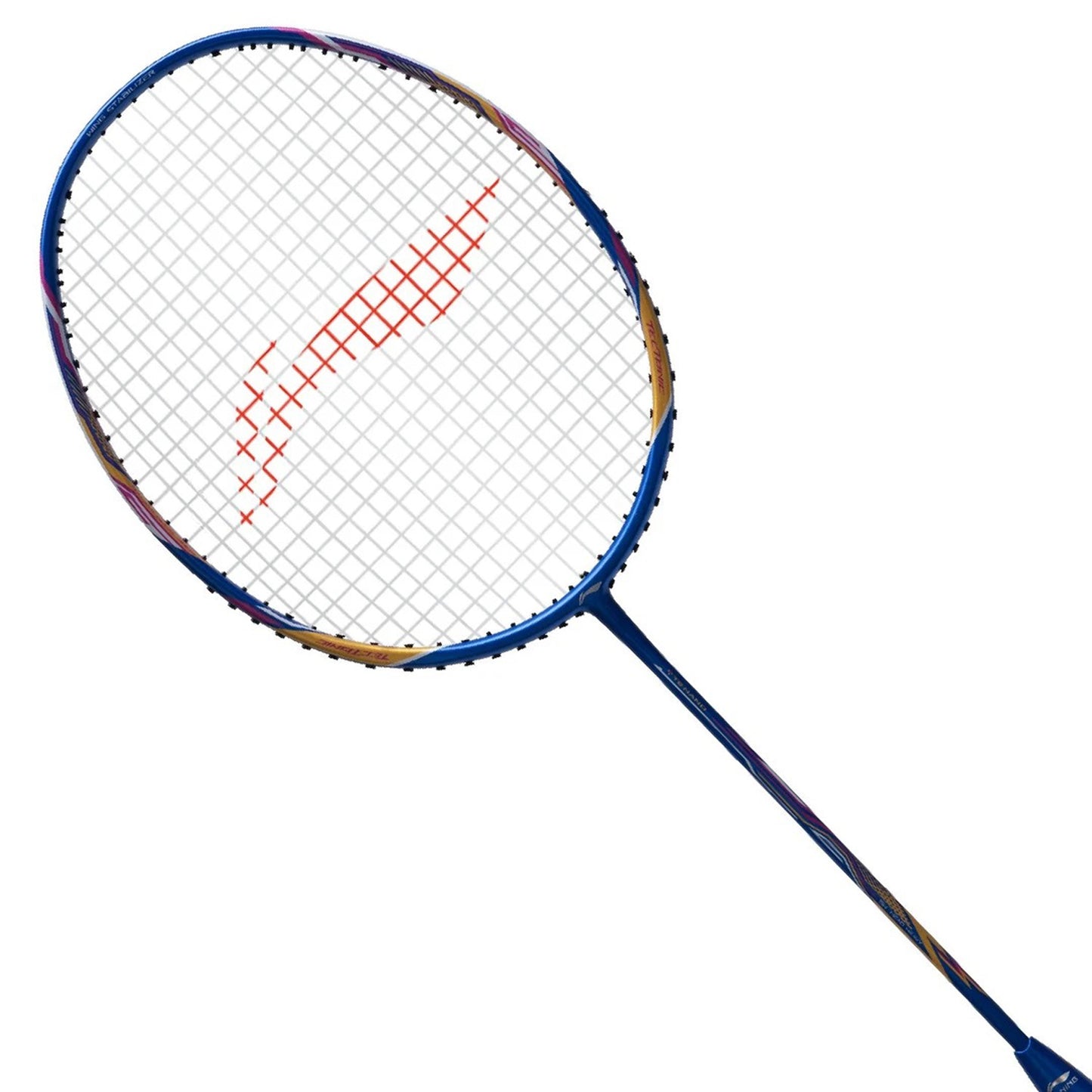 Li-Ning Tectonic 3 R-Series Strung Badminton Racket, Blue/Gold/Pink (5UIG6) - Best Price online Prokicksports.com