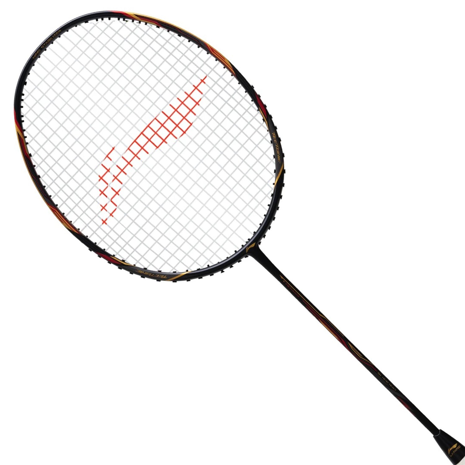 Li-Ning Tectonic 3 R-Series Strung Badminton Racket, Black/Gold/Red (4UIG6) - Best Price online Prokicksports.com