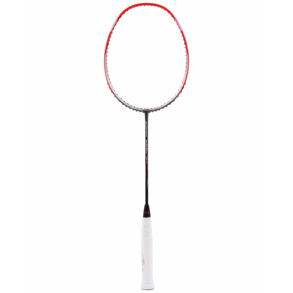 Li-Ning 3D Calibar 300B Badminton Racquet, Dark Grey/Red