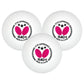 Butterfly 3 Star R40 Plus Table Tennis Balls, Pack Of 3 - White - Best Price online Prokicksports.com