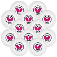Butterfly 3 Star R40 Plus Table Tennis Balls, Pack Of 3 - White - Best Price online Prokicksports.com