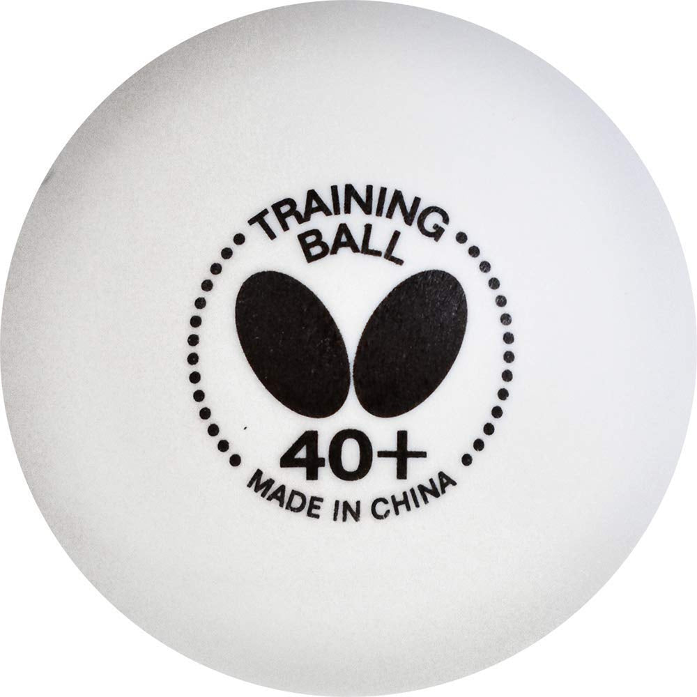 Butterfly Trinning 40 Plus Table Tennis Balls, Pack Of 6 - White - Best Price online Prokicksports.com
