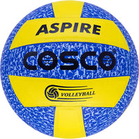 Cosco Aspire Volleyball, Yellow/Blue - Size 4 (Yellow/Blue - Pack of 24) - Best Price online Prokicksports.com