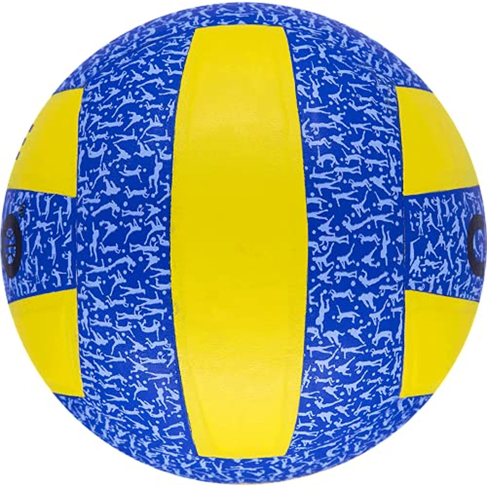 Cosco Aspire Volleyball, Yellow/Blue - Size 4 (Yellow/Blue - Pack of 24) - Best Price online Prokicksports.com