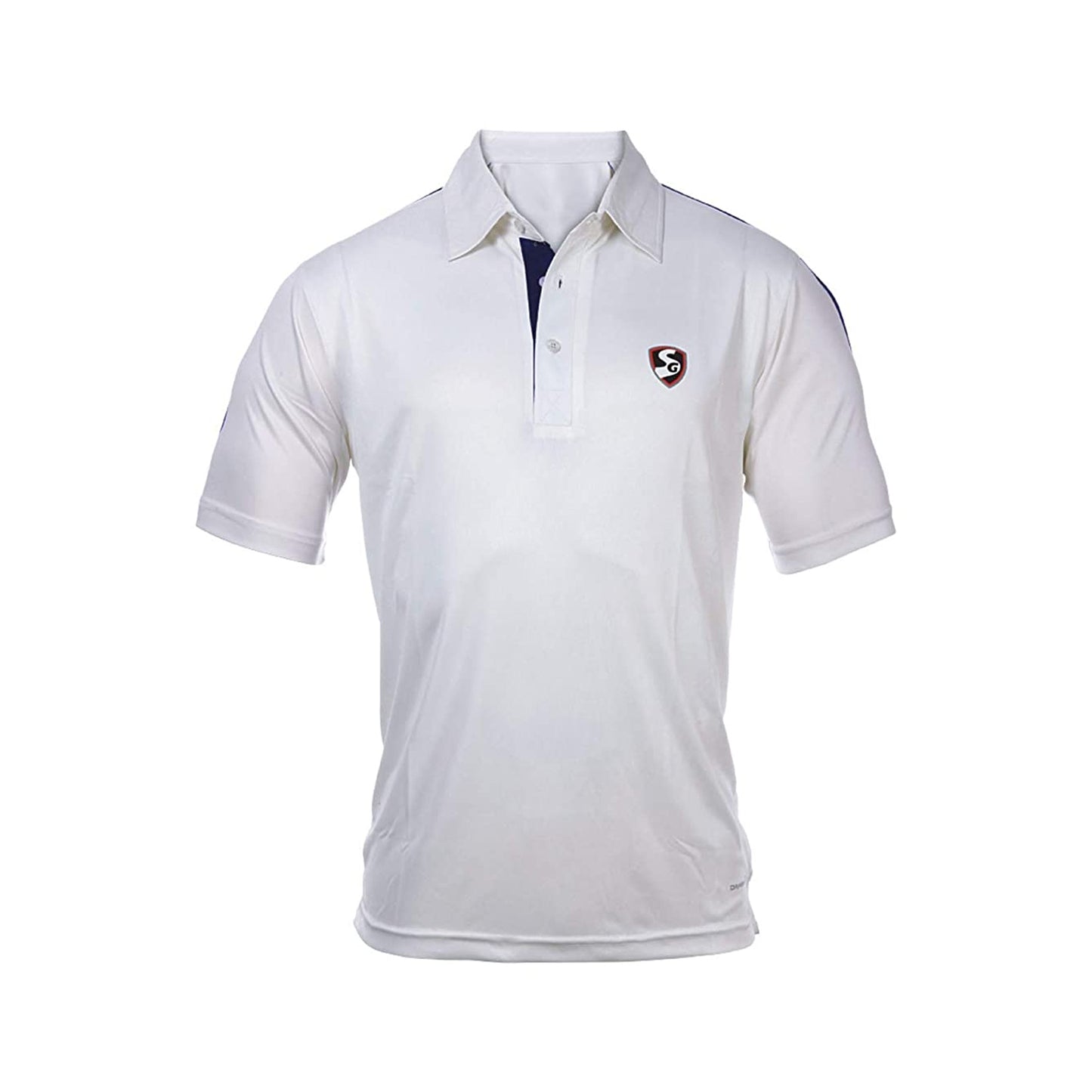 SG Century Juniors Half Sleeve Cricket Shirt, White - Best Price online Prokicksports.com