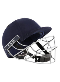 Shrey Classic Steel Cricket Helmet, Navy - Best Price online Prokicksports.com