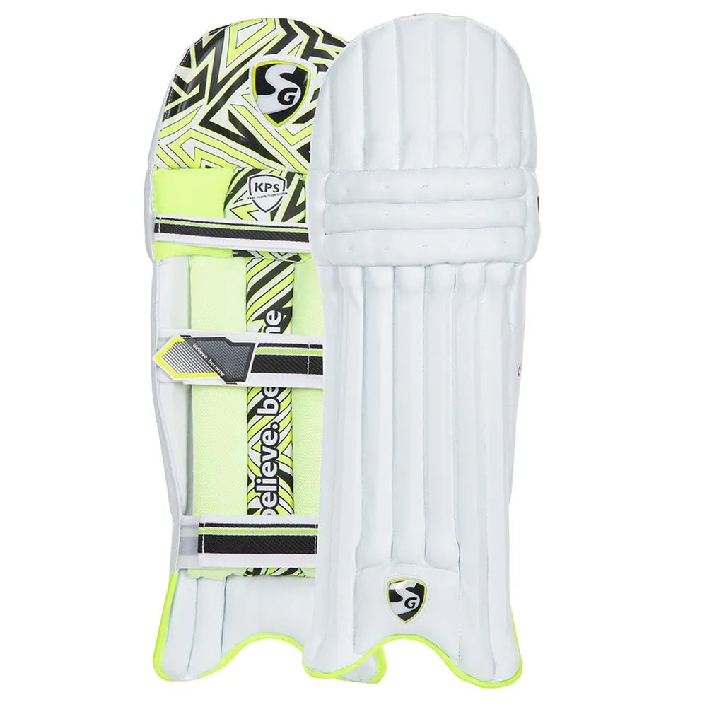 SG Club Left Hand Batting Legguard, White