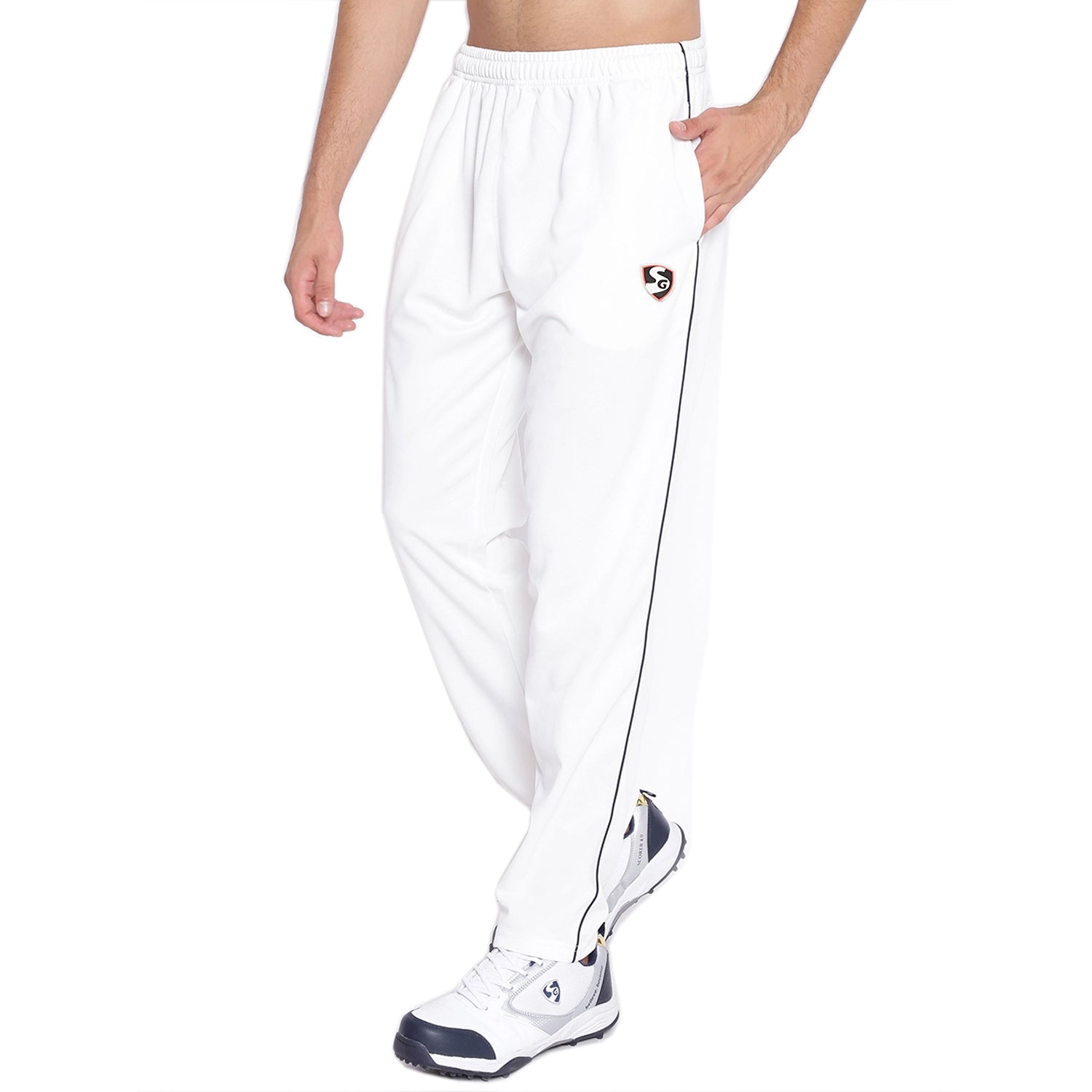 SG Century Juniors Cricket Trouser, White - Best Price online Prokicksports.com