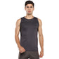 Nivia 5095 OXY-8 Tank Sleeveless T-Shirt for Men, Dark Grey - Best Price online Prokicksports.com