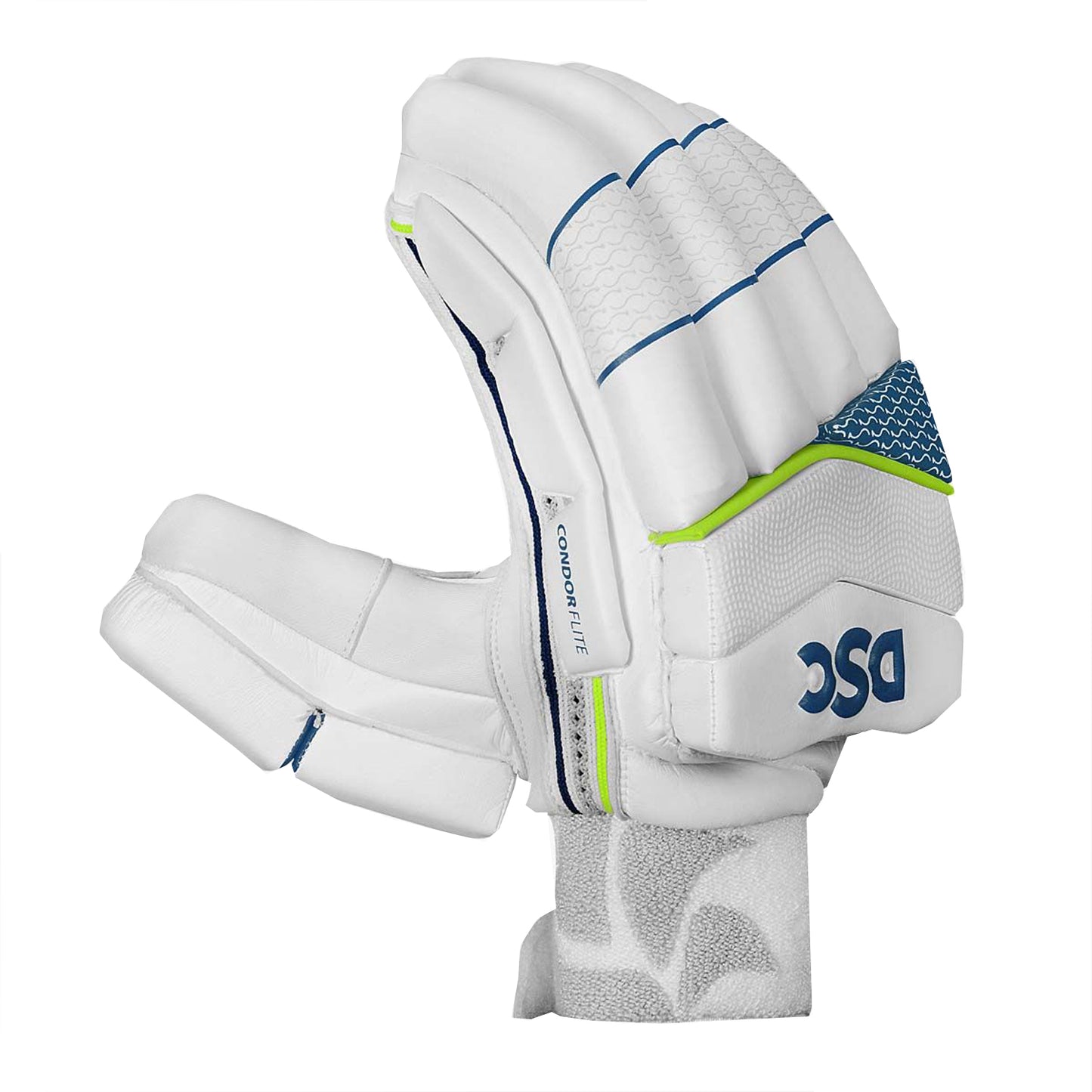 DSC Condor Flite RH Batting Gloves , White - Best Price online Prokicksports.com