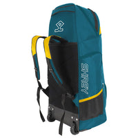 Shrey 1780 Pro Premium Duffle bag - DarkTeal & Yellow - Best Price online Prokicksports.com