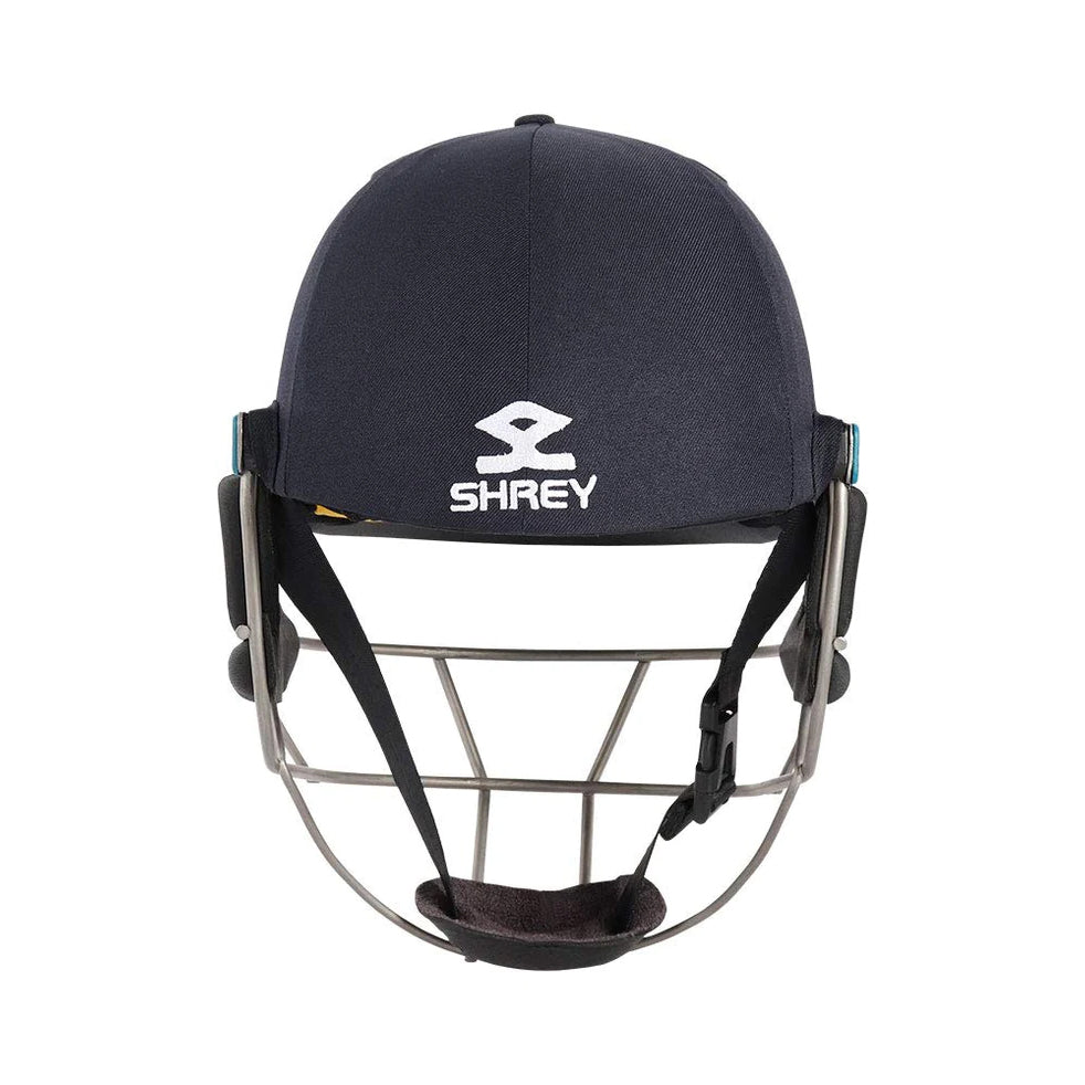 Shrey Master Class Air 2.0 Helmet With Tiatanium Visor, Navy - Best Price online Prokicksports.com