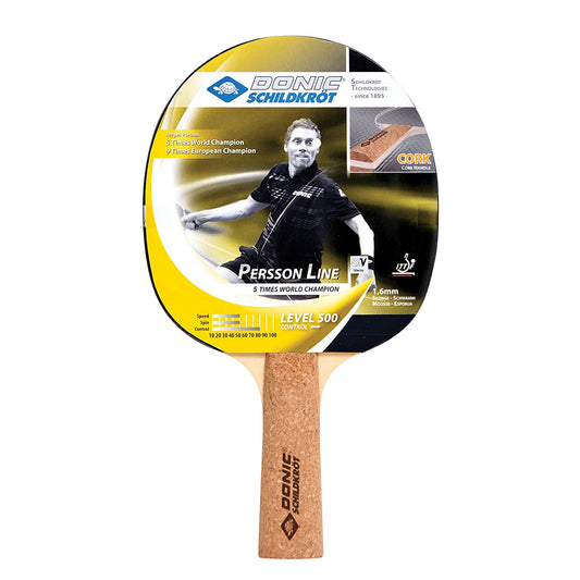 Donic Persson 500 Table Tennis Bat with Cover - Best Price online Prokicksports.com