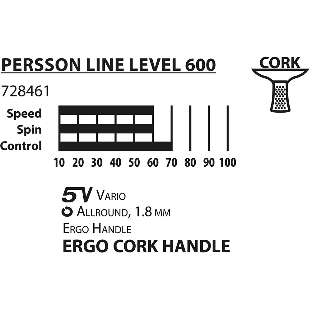 Donic Persson 600 Table Tennis Bat with Cover - Best Price online Prokicksports.com