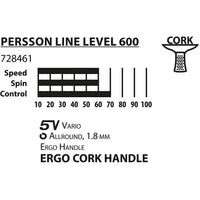 Donic Persson 600 Table Tennis Bat with Cover - Best Price online Prokicksports.com