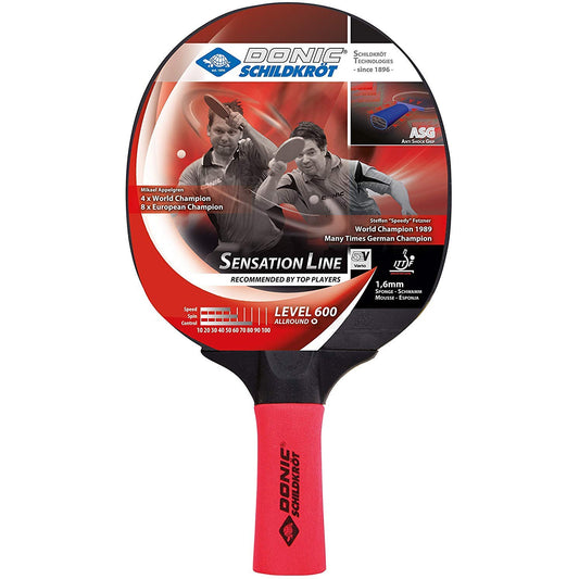Donic Sensation 600 Table Tennis Bat with Cover - Best Price online Prokicksports.com