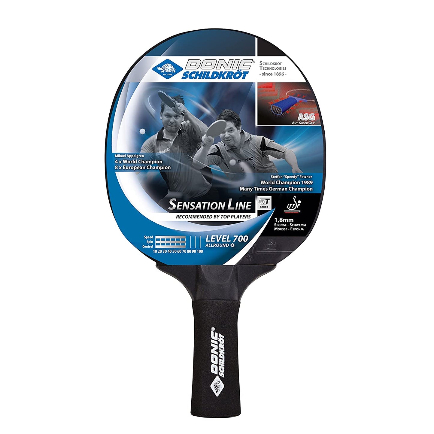Donic Sensation 700 Table Tennis Bat with Cover - Best Price online Prokicksports.com