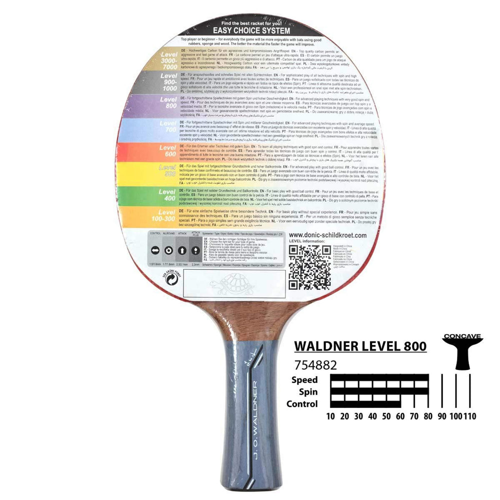 Donic Waldner 800 Table Tennis Bat with cover - Best Price online Prokicksports.com