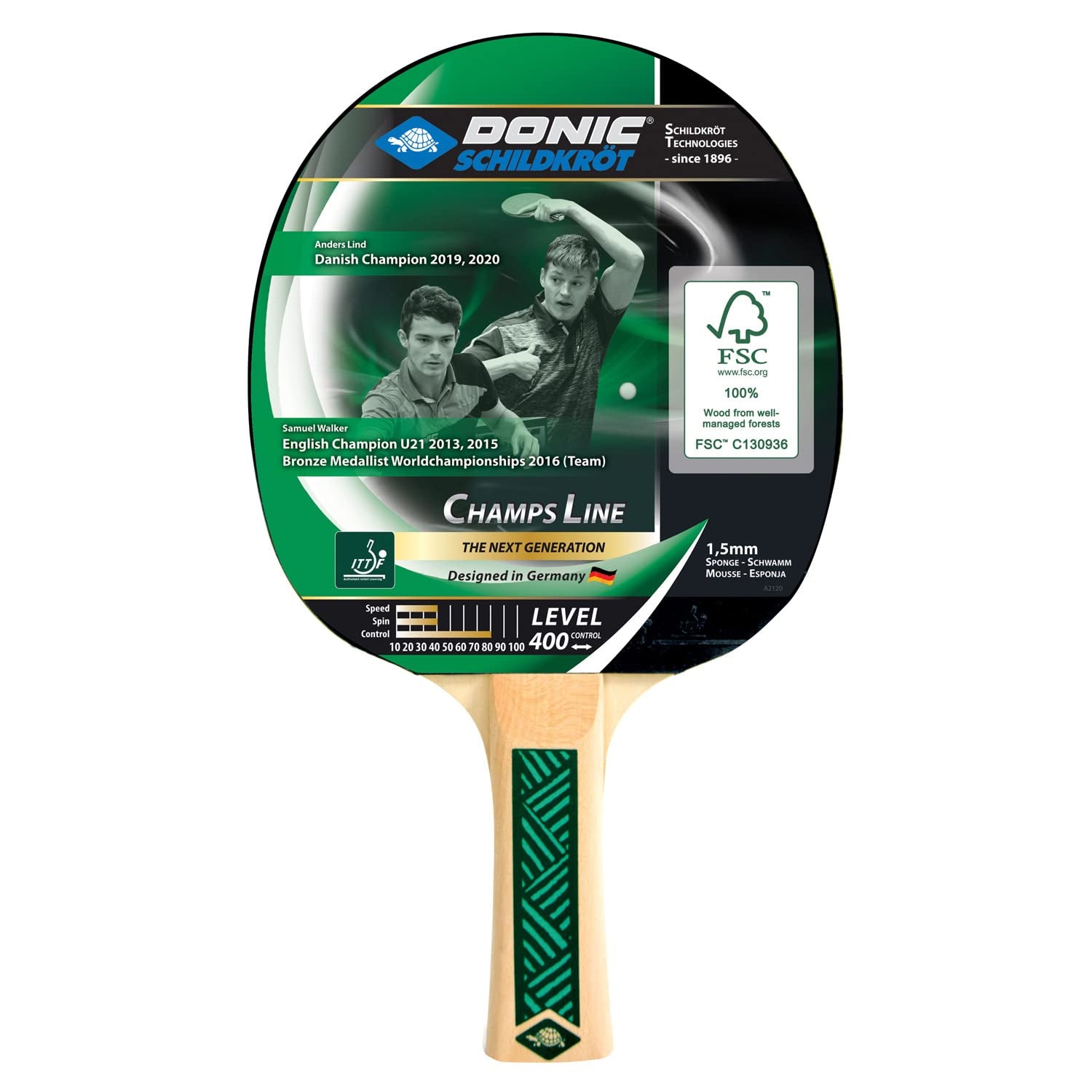 Donic Young Champ 400 Table Tennis Bat - Best Price online Prokicksports.com