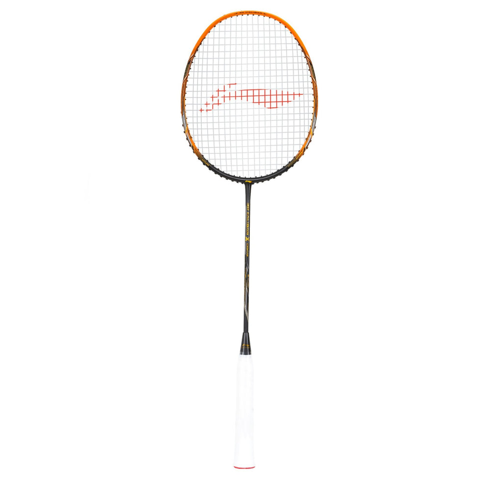 Li-Ning 3D Calibar X Drive Unstrung Badminton Racquet – G6, 82g, Dark Grey/Gold | Lightweight Head-Heavy Racquet for Advanced Players | Power, Speed & Control - Best Price online Prokicksports.com