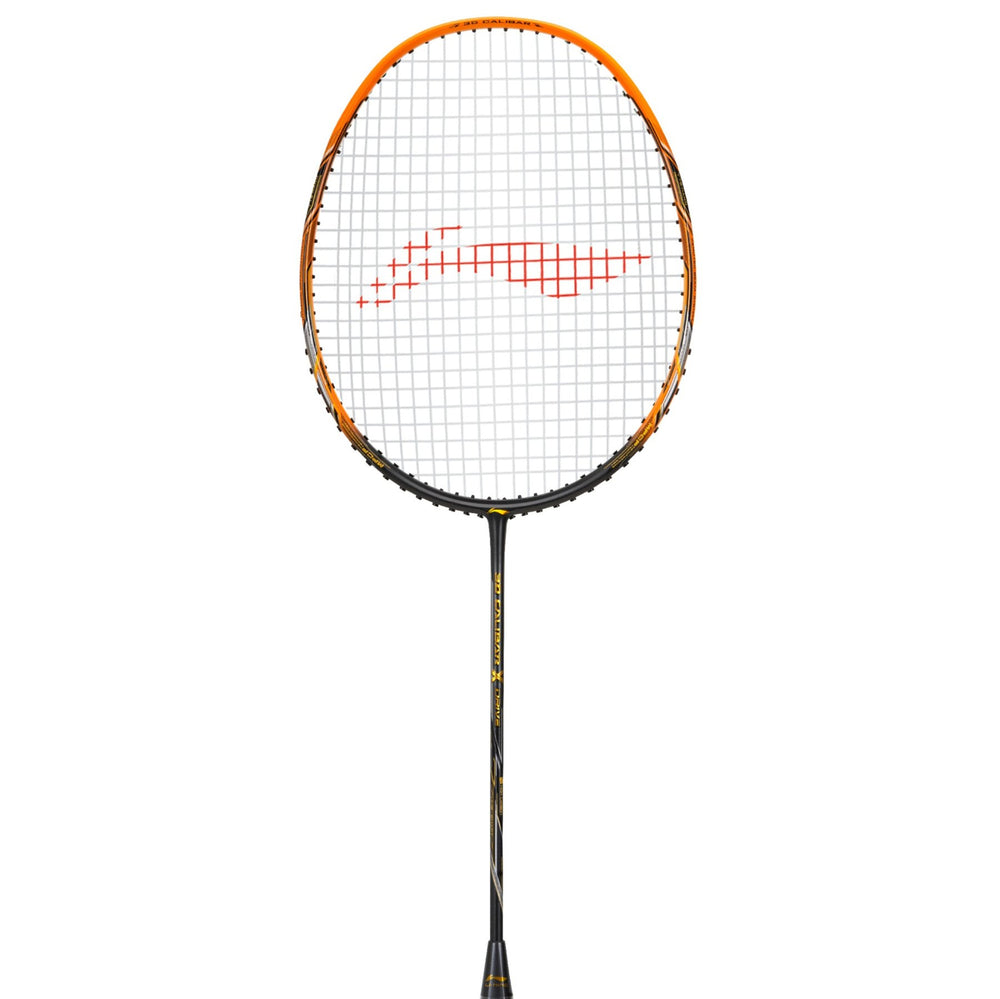 Li-Ning 3D Calibar X Drive Unstrung Badminton Racquet – G6, 82g, Dark Grey/Gold | Lightweight Head-Heavy Racquet for Advanced Players | Power, Speed & Control - Best Price online Prokicksports.com