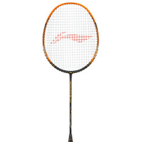 Li-Ning 3D Calibar X Drive Unstrung Badminton Racquet – G6, 82g, Dark Grey/Gold | Lightweight Head-Heavy Racquet for Advanced Players | Power, Speed & Control - Best Price online Prokicksports.com