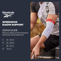 Reebok Speedwick Elbow Supports, Grey/Red - Best Price online Prokicksports.com