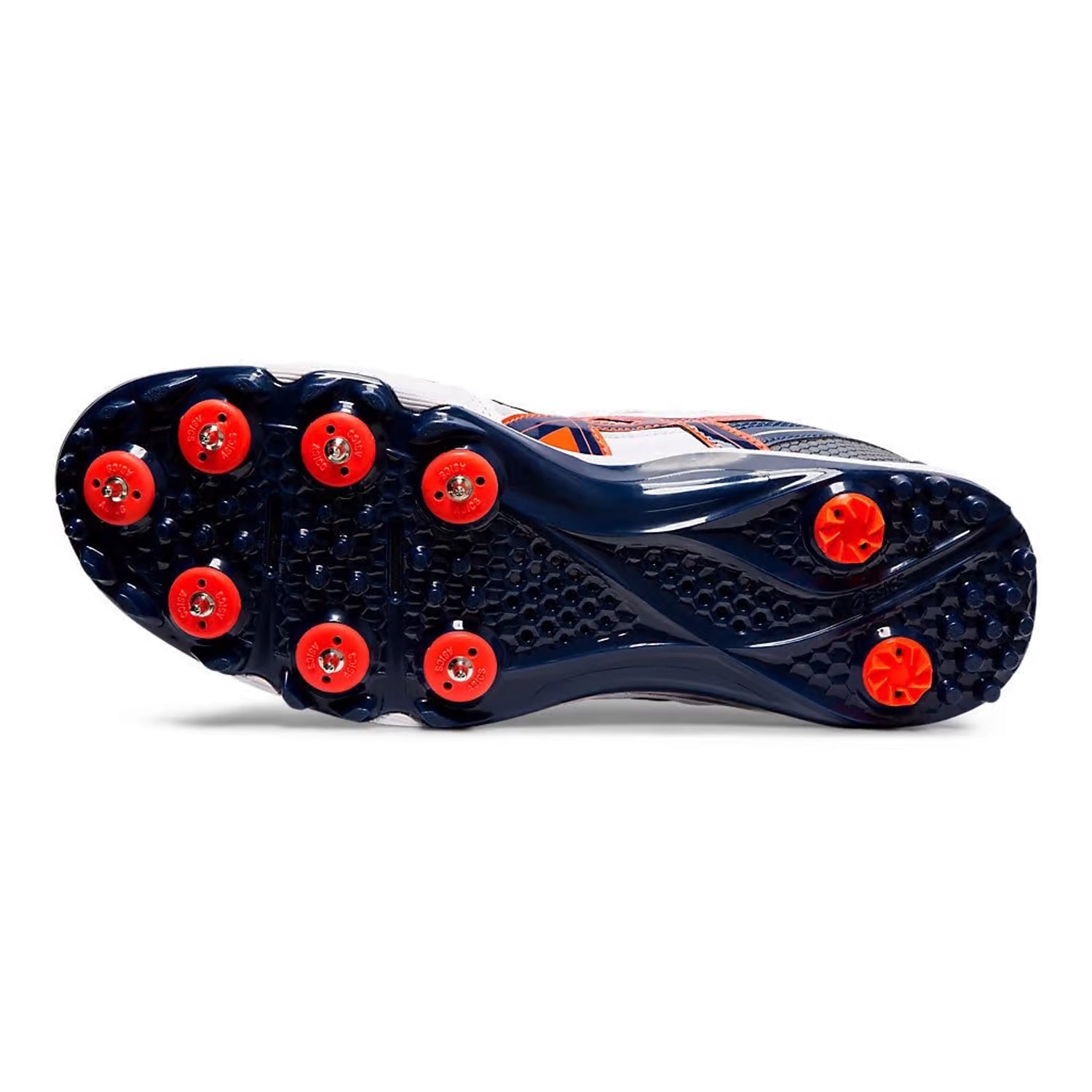 ASICS Men's Gel-Gully 5 Cricket Shoes, White/Blue Expanse - Best Price online Prokicksports.com