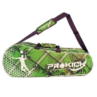 Prokick Badminton Kitbag with Double Zipper Compartments - Green Graffiti - Best Price online Prokicksports.com