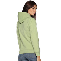 Prokick Sports Women Hooded Sweat Shirt , Green - Best Price online Prokicksports.com